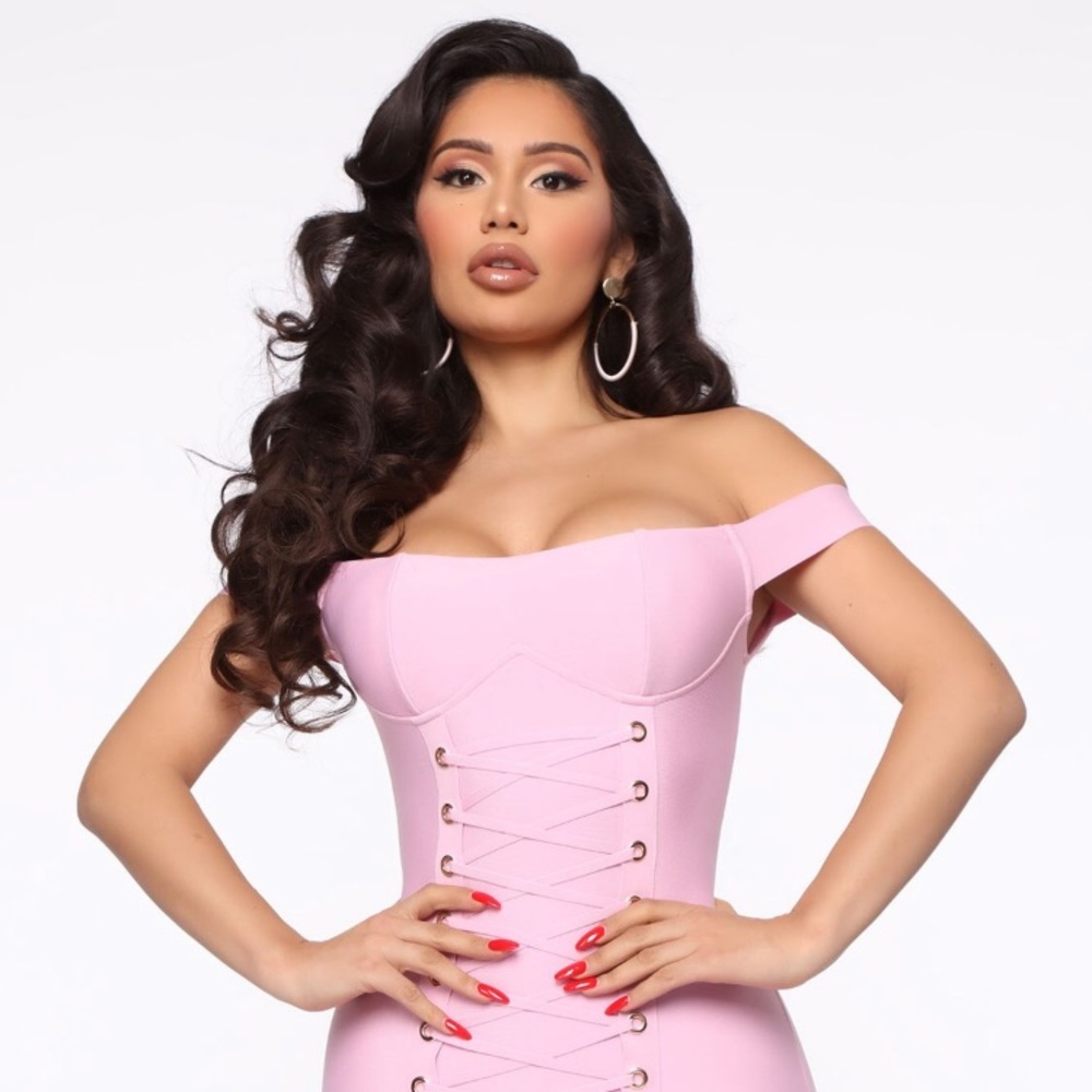 Sugar Sugar Pink Bandage Dress
